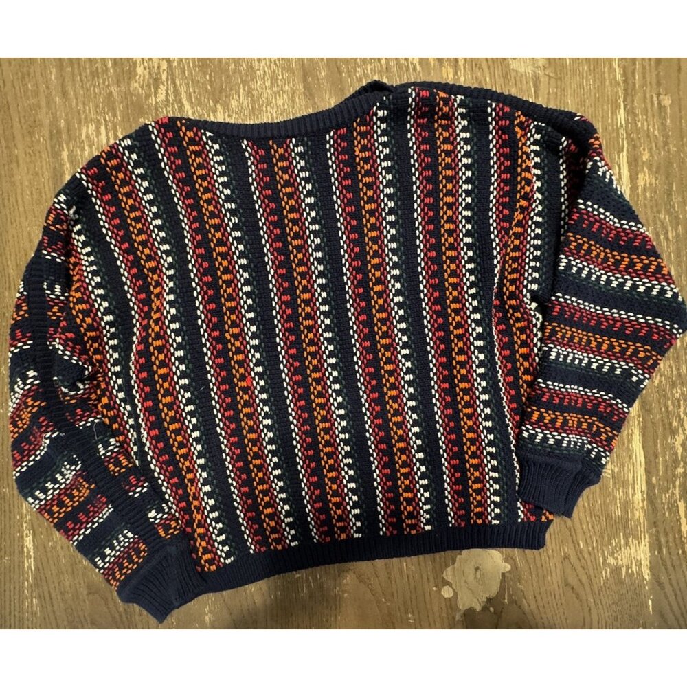 ba&sh Marlet Marine Lady Pullover sweater 2 Knit medium Navy Multicolor - Picture 10 of 15